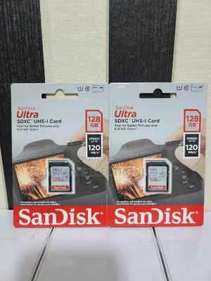 Sandisk Ultra Class 10 SD Cards 128gb