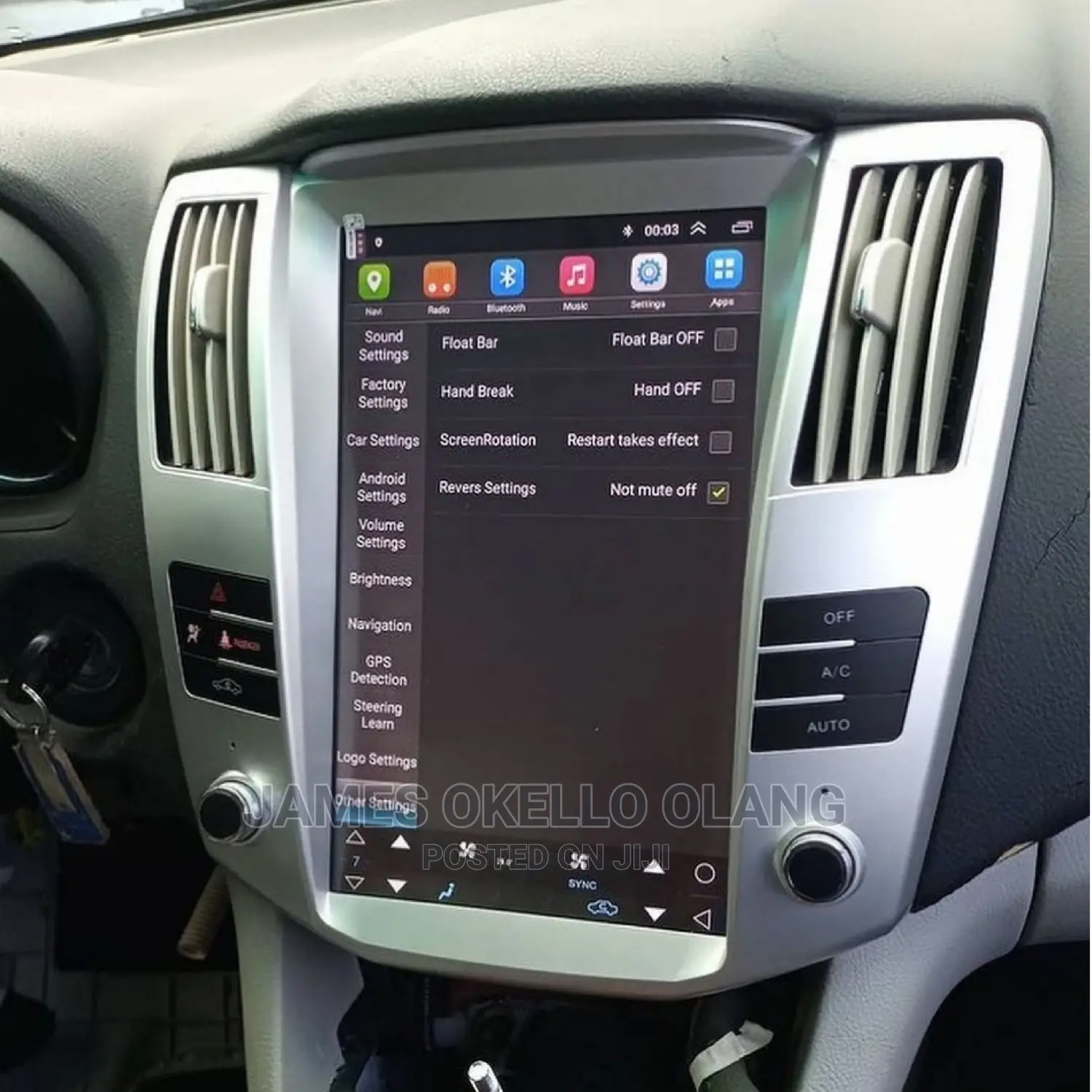 Car Android Radio for Harrier Kawundu Tesla