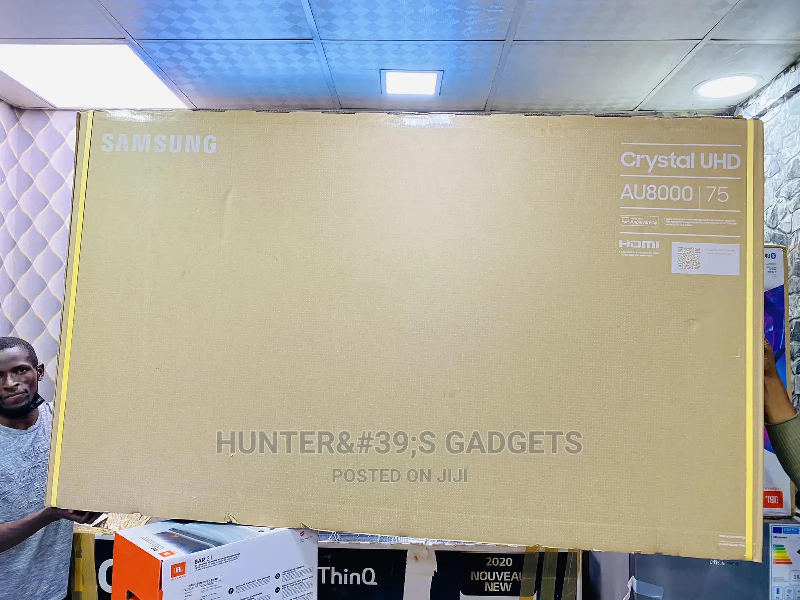 Samsung 75inch Uhd 4k Smart Mode 2021 Au8000 Crystal Uhd Tv