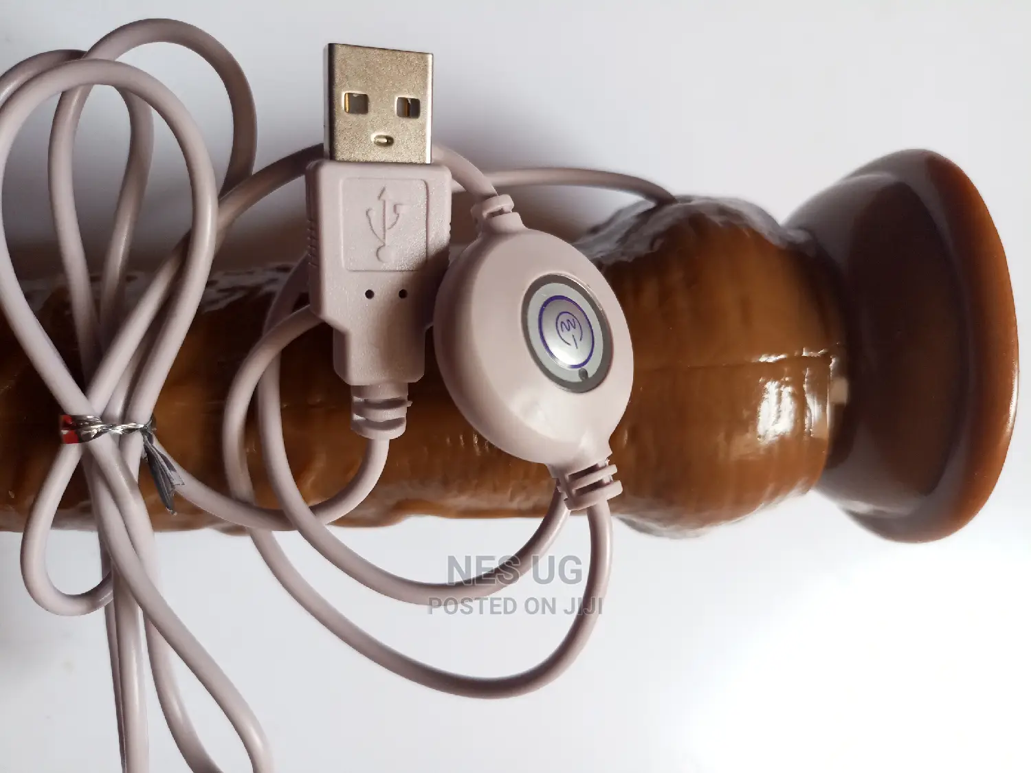 Soft Dildo Penis Sex Toy - Brown