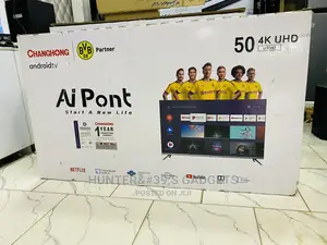 Changhong 50inch Uhd 4k Smart Digital Frameless Tv
