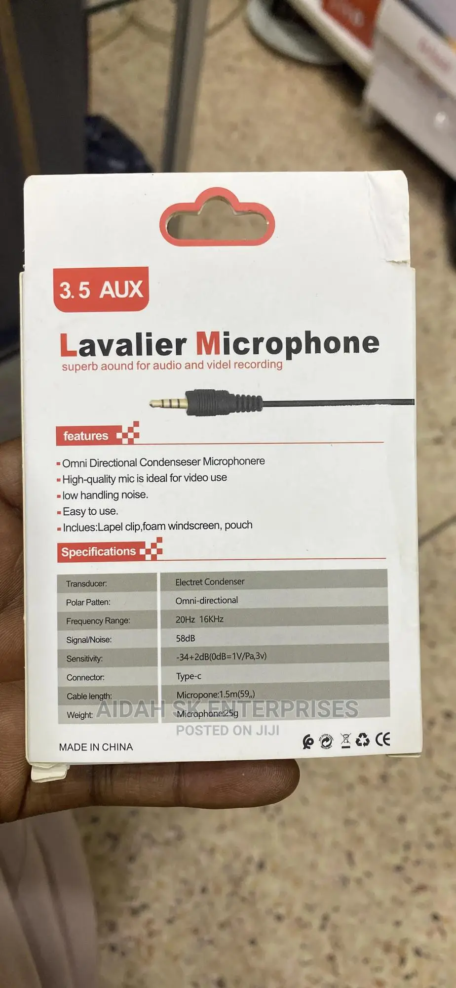 Tiktok Mic Lav