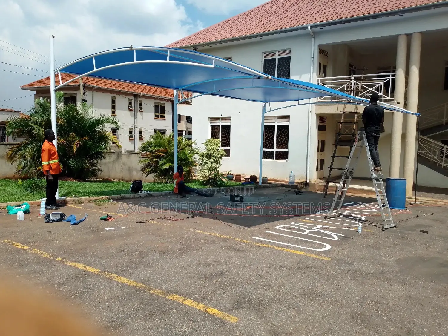 3 Cars Shade Parking Water and Sun Proof 100%