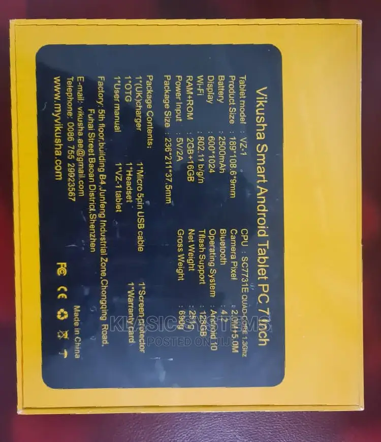 New Tablet 16 GB