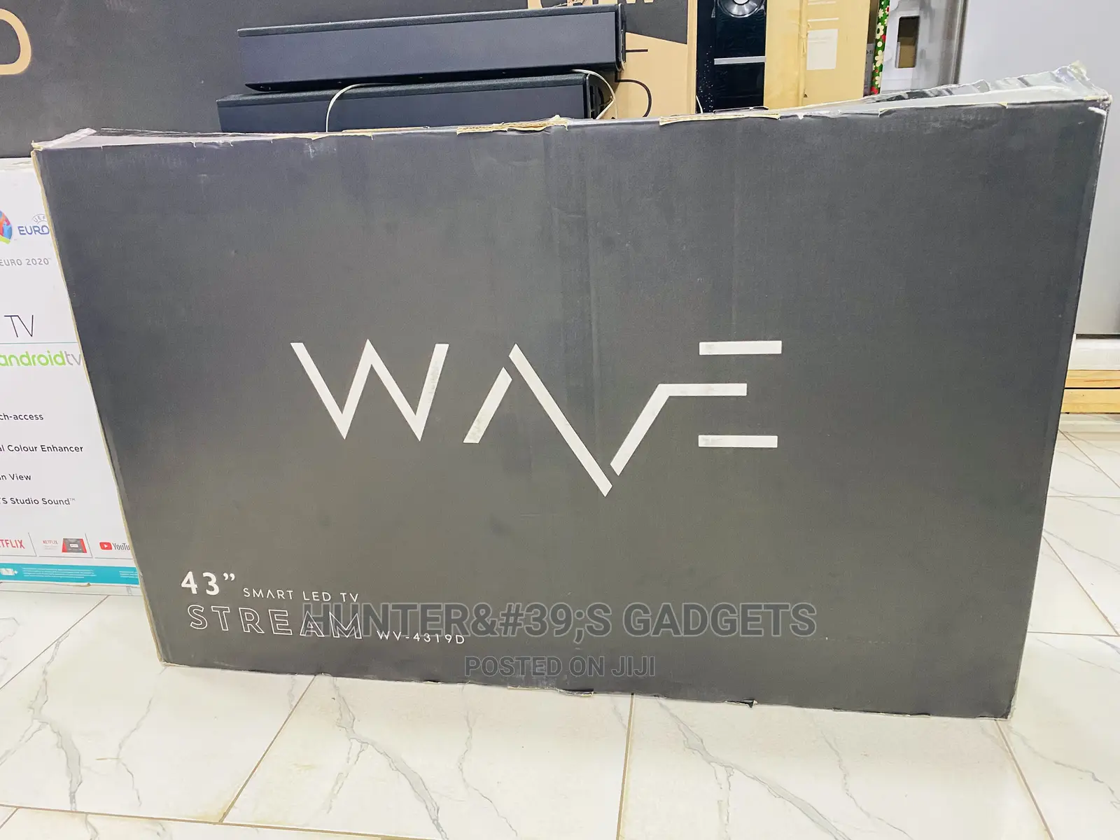 43inch Wave Tv Uhd 4k Smart Digital Frameless Tv