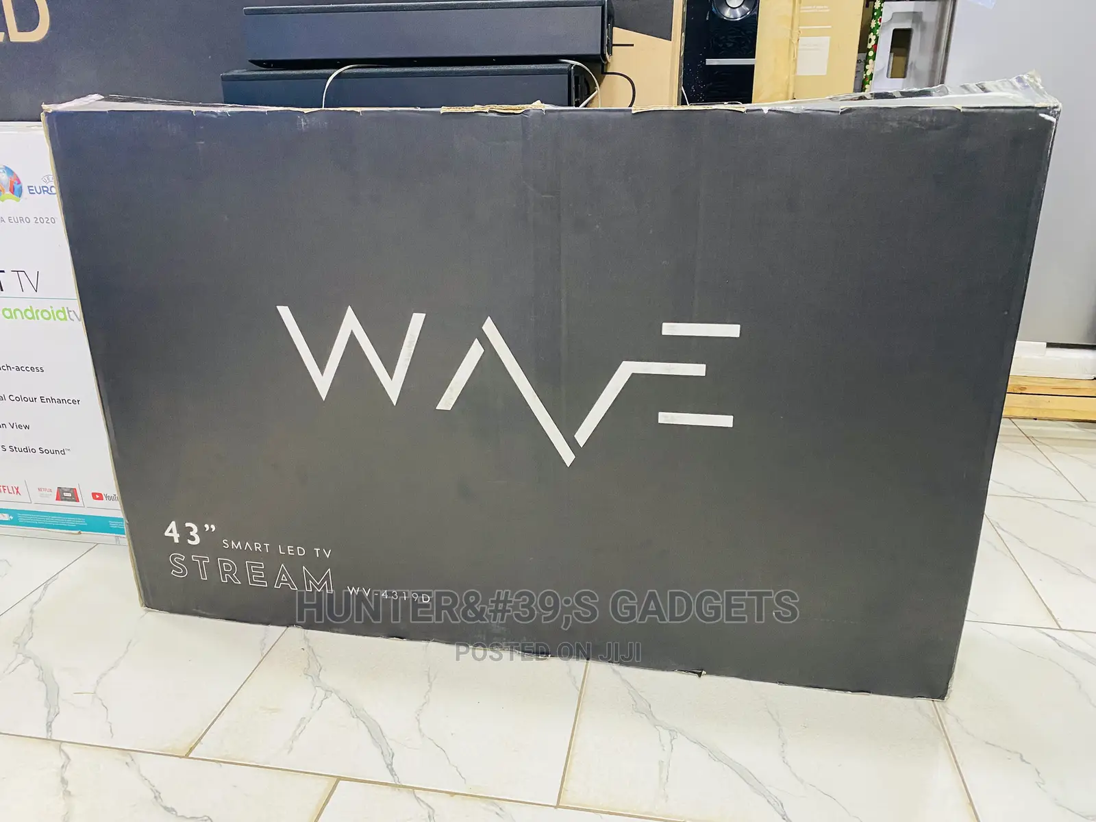 Wave 43inch Uhd 4k Smart Frameless Tv Digital