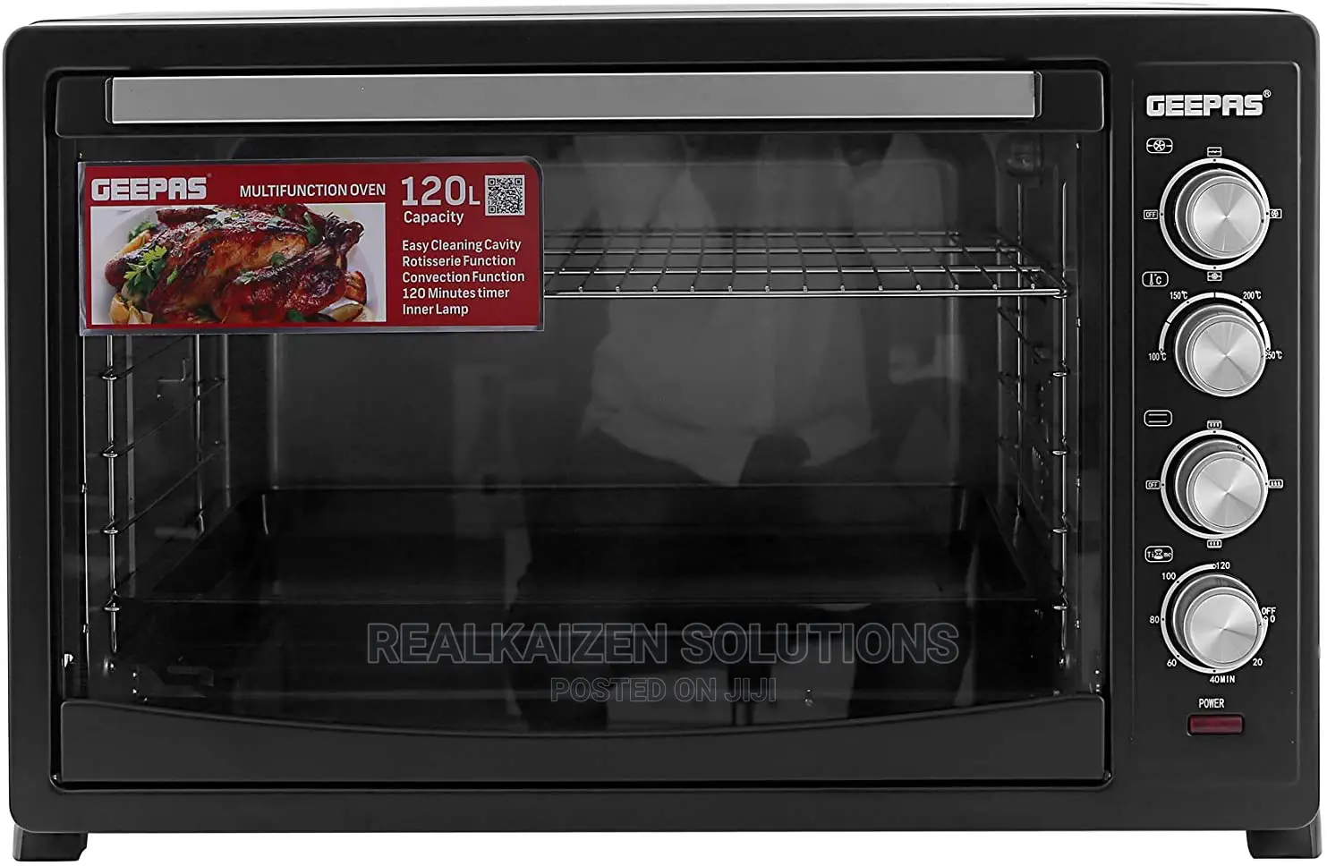 Geepas 120L Multi Functional Oven With Rotisserie 2800w