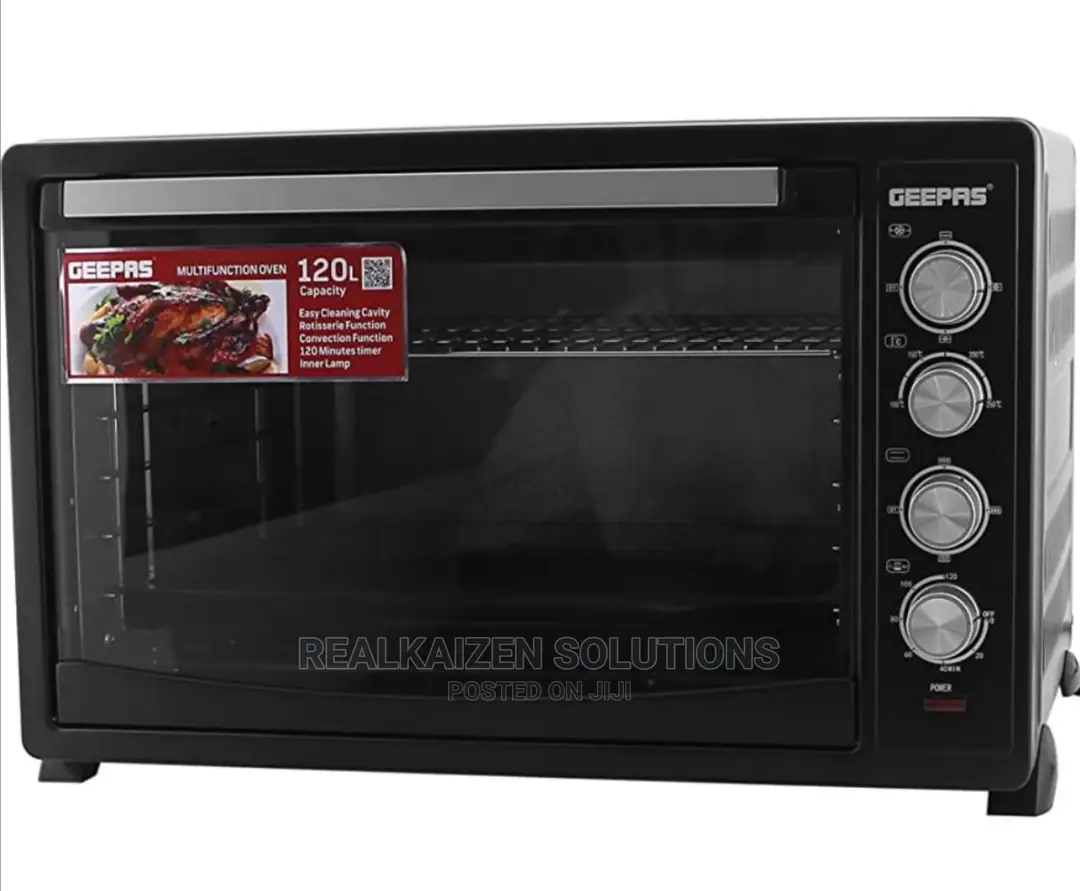Geepas 120L Multi Functional Oven With Rotisserie 2800w