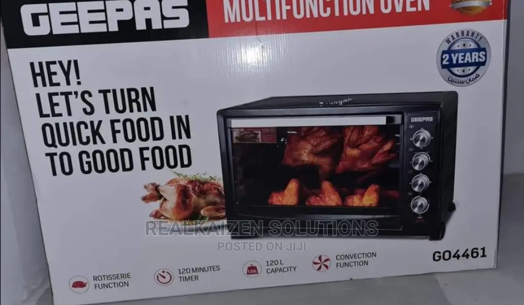 Geepas 120L Multi Functional Oven With Rotisserie 2800w