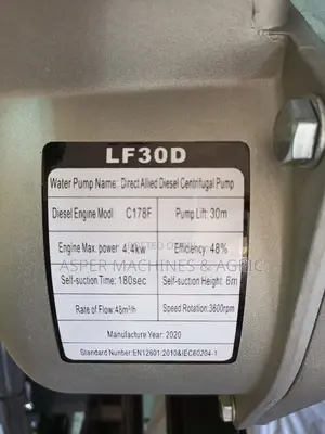 Lf30d Linfan USA DIESEL Water Pump