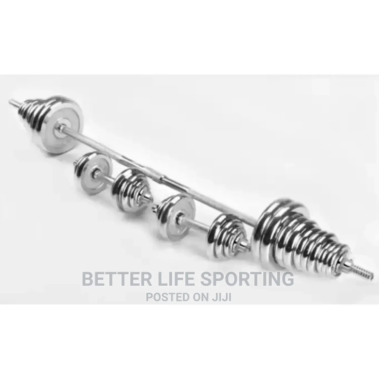 50 Kg Dumbbells And Bar Set