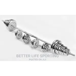 50 Kg Dumbbells And Bar Set