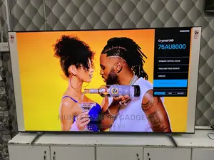 75inch Samsung Au8000 Ultra Slim Model 2021 Samsung High End