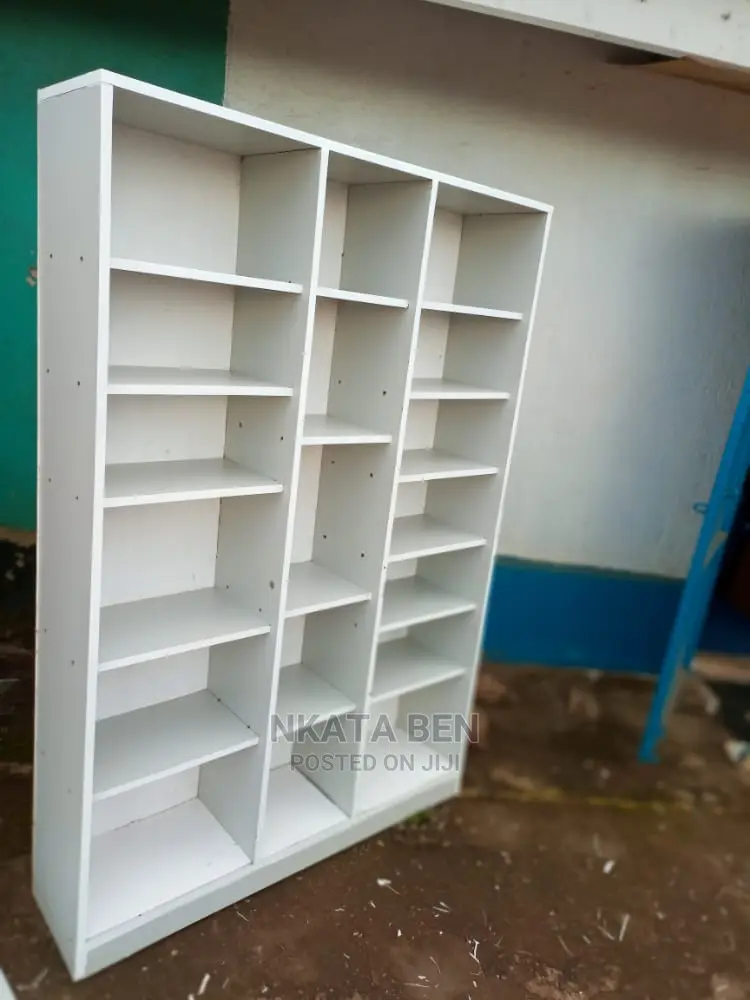 White Shoe Rack and Closet