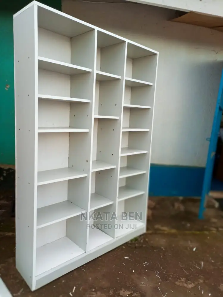 White Shoe Rack and Closet