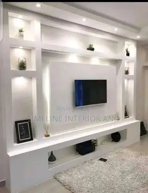 Gypsum Tv Unit Wall Professional 401
