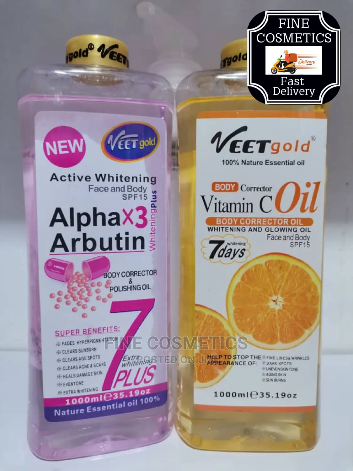 VEET GOLD Whitening Body Oils