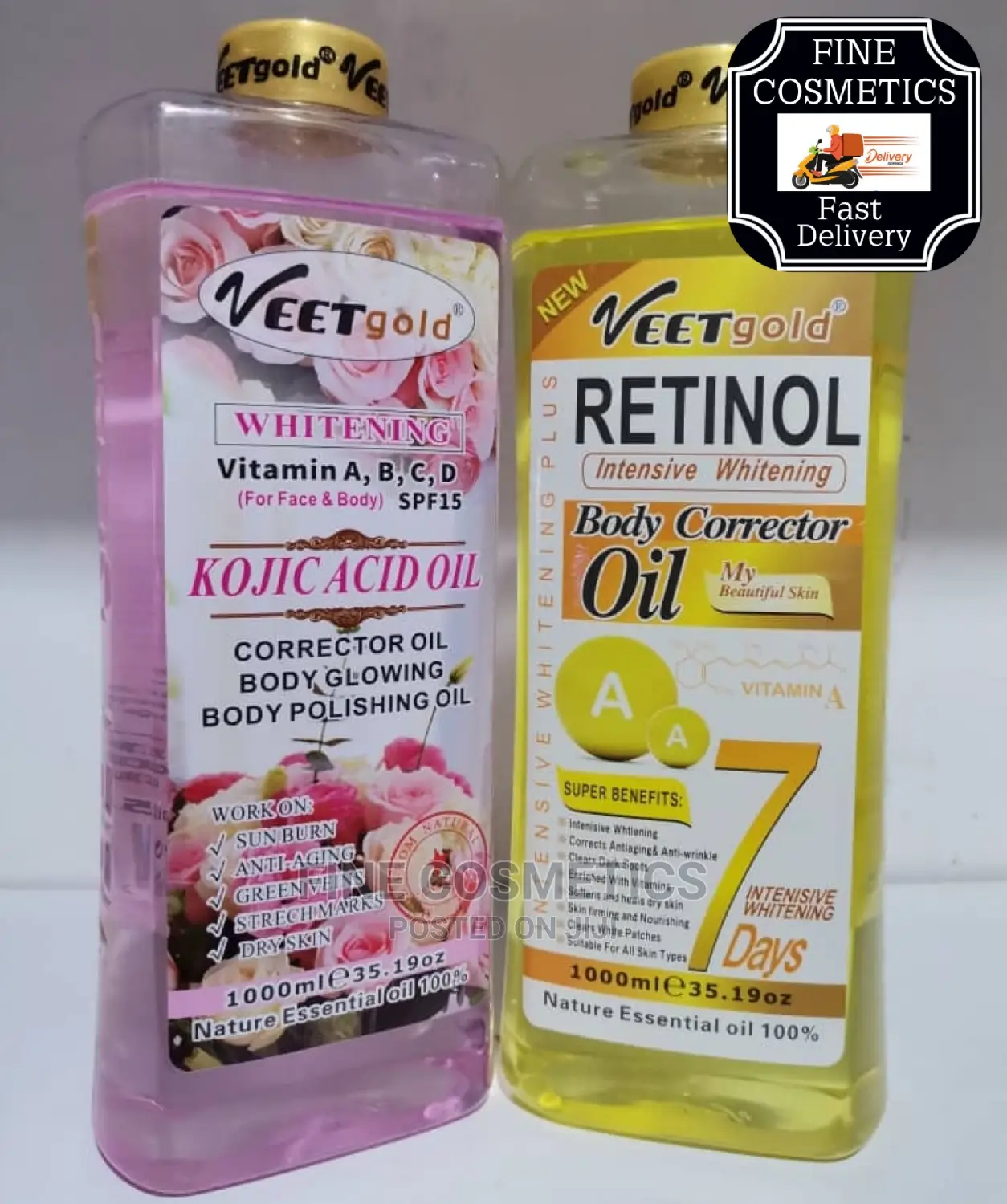 VEET GOLD Whitening Body Oils
