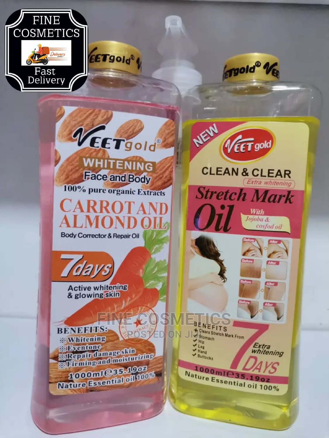 VEET GOLD Whitening Body Oils