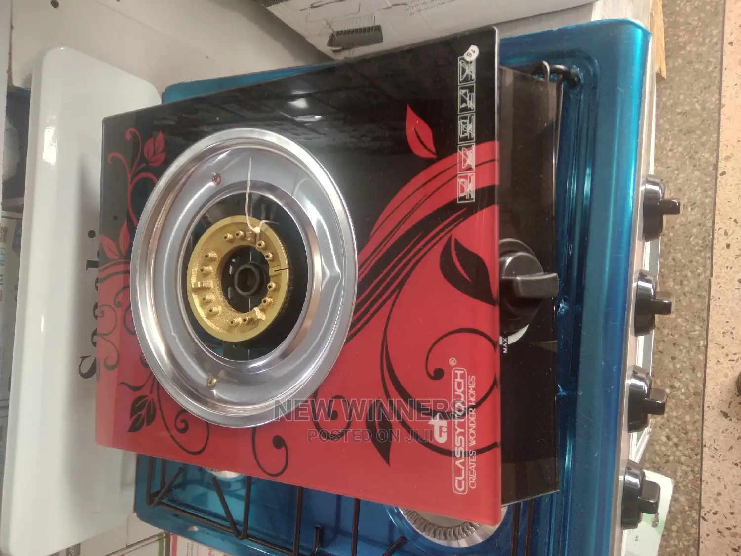 Glass Gas Cooker Single Burner