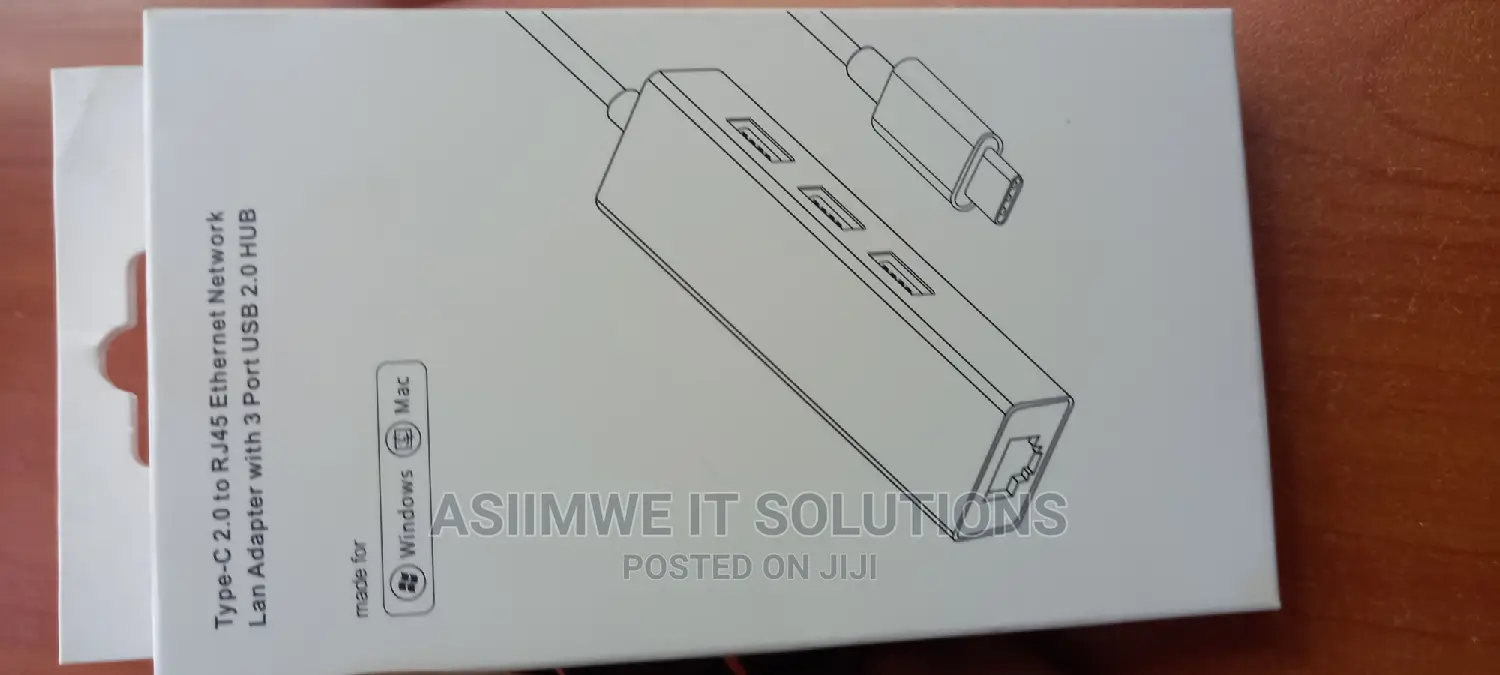 2.0 Type C TO LAN Plus Hub