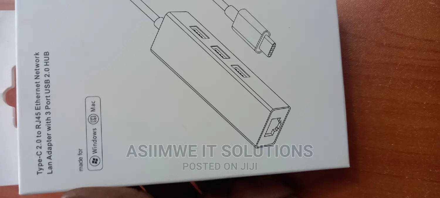 2.0 Type C TO LAN Plus Hub
