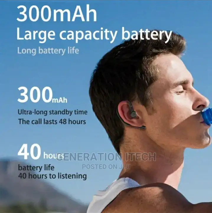 Bluetooth Sports Earphone for Driver Handsfree With Mic
