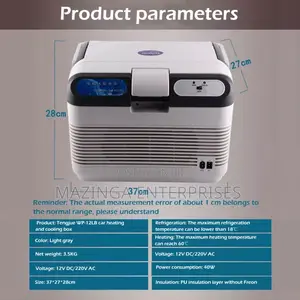 12litres Mini Car Refrigerator