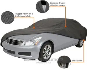 Q-Premium Weatherproof Medium Sedan Car Cover 1200cc-1500cc