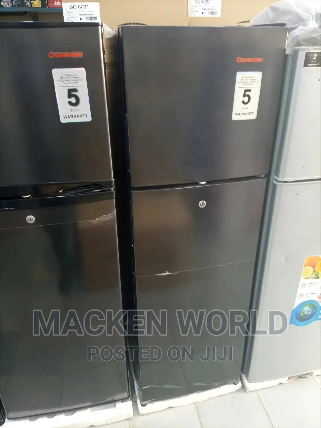 220L Changhong Double Door Fridge