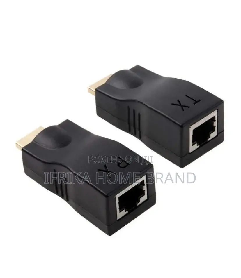 HDMI Extender 30M With RJ45 Adapter (Receiver Transmitter)