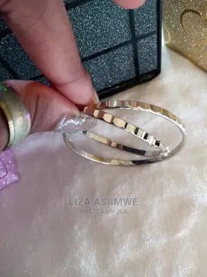 Silver Round Danglers Available