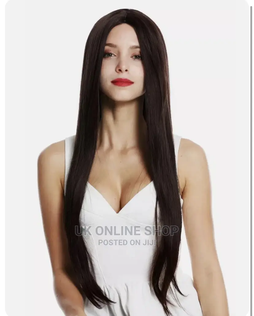 Wig Very Long Smooth Mahogany