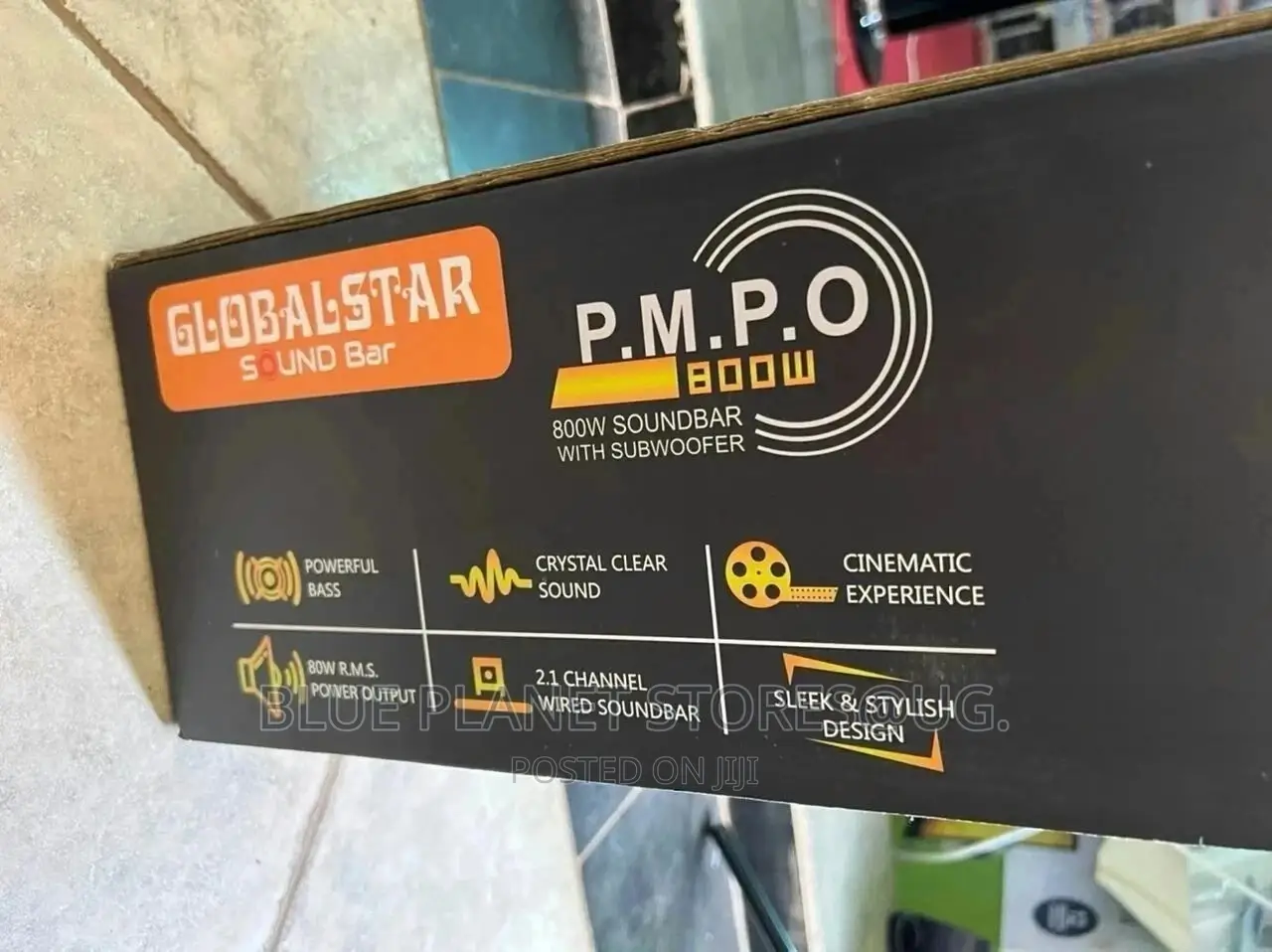 Globalstar [Gs-S505b] 2.1ch (Wired) X-Boom Soundbar System.