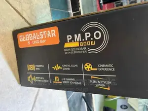 Globalstar [Gs-S505b] 2.1ch (Wired) X-Boom Soundbar System.