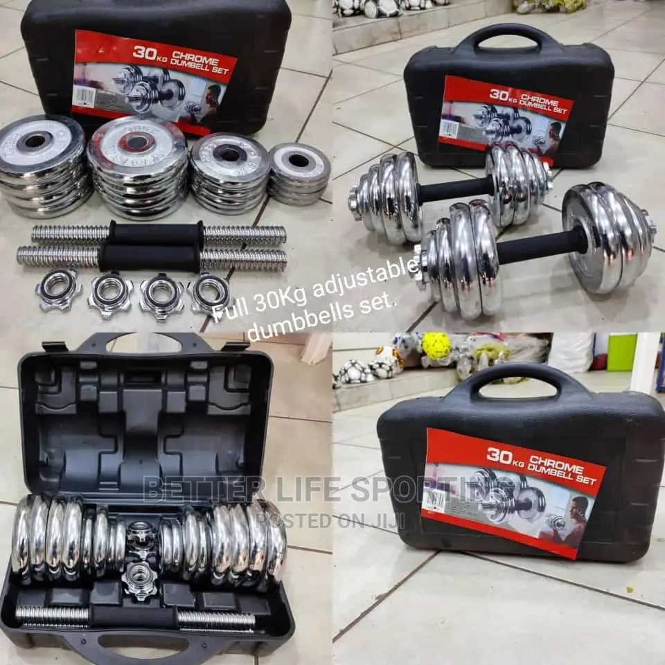 30 Kg York Dumbbells Set