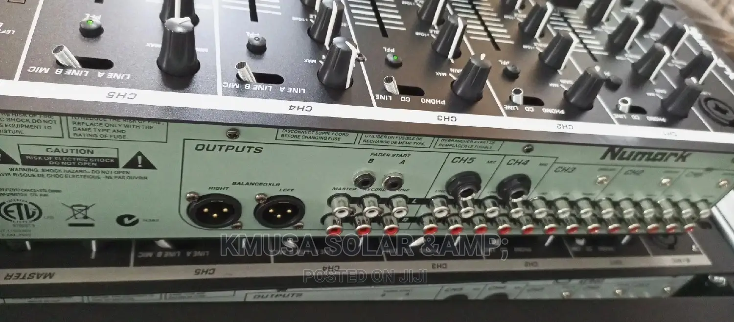 5 Channel Numark DJ Mixer