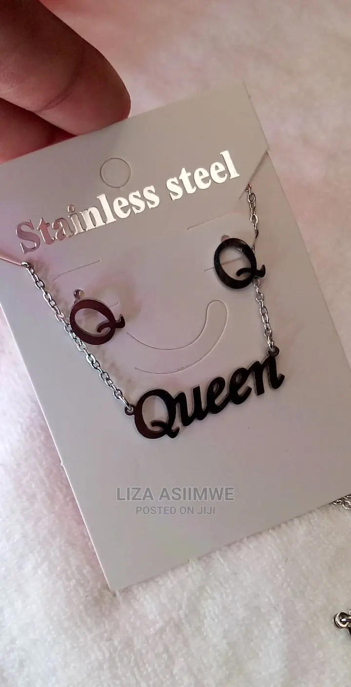 Queen Simple Stainless Steel Necklaces Available