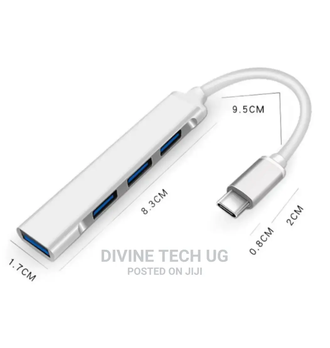 Type-C to USB 3.0 USB HUB Adapter Cable 4 Ports Device