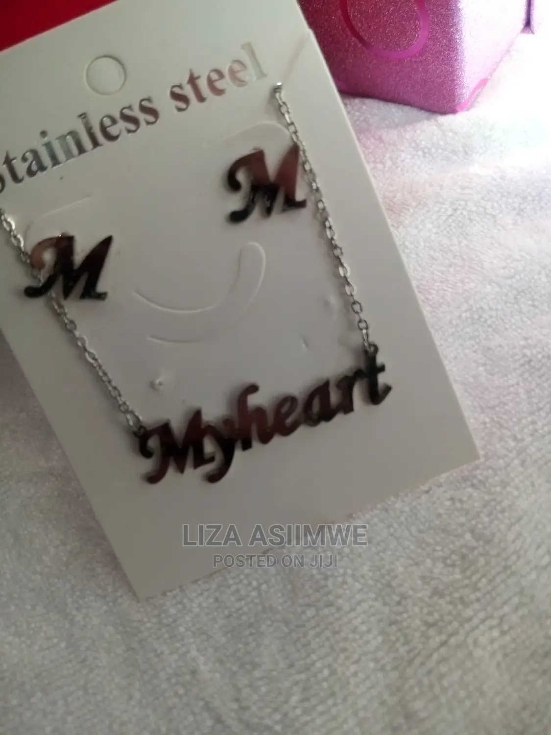 Stainless Steel Simple Necklaces Available