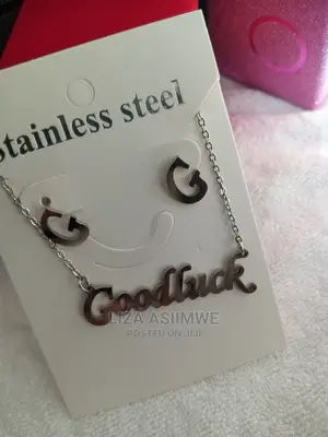 Simple Silver Stainless Steel Necklaces Available