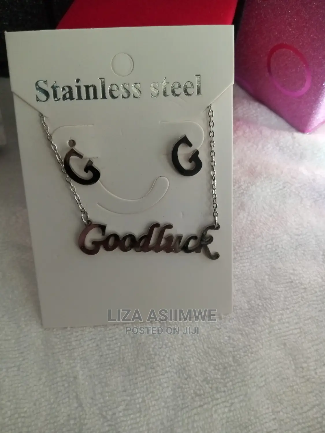 Simple Silver Stainless Steel Necklaces Available