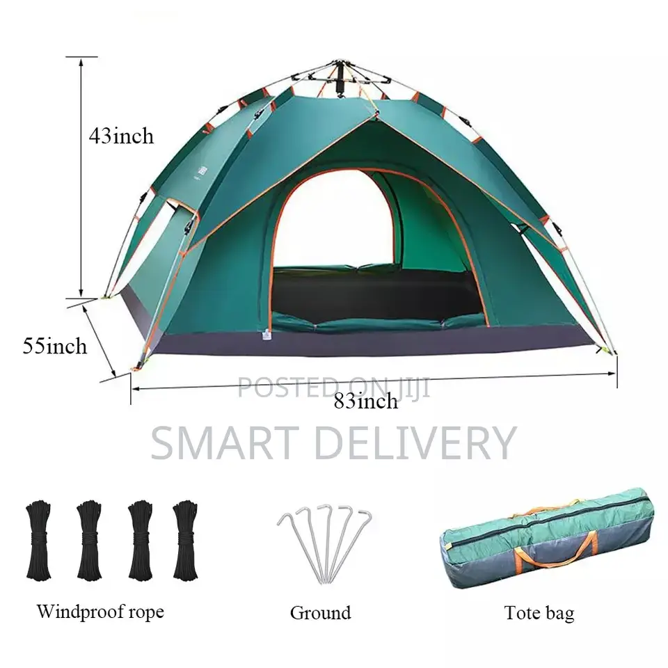 2 to 8 Self Setting Camping Tents