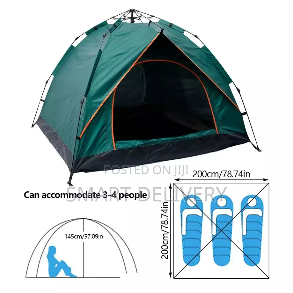 2 to 8 Self Setting Camping Tents