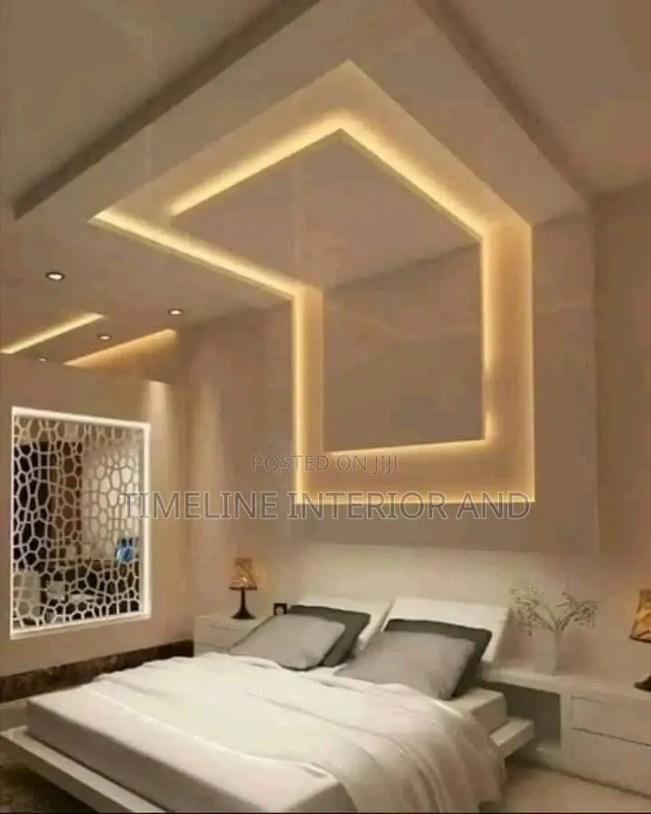 Gypsum Flase Master Bedroom Design 504