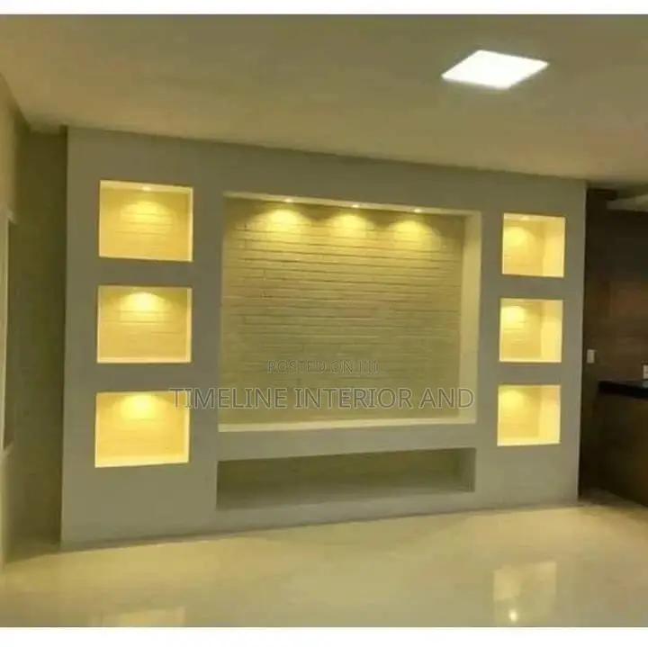Gypsum Flase Ceilling and Tv Wall Units.