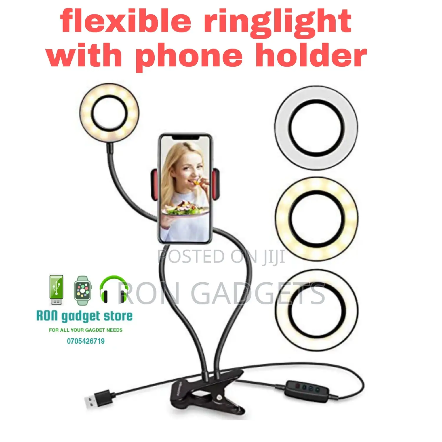 Flexible Table Ringlight