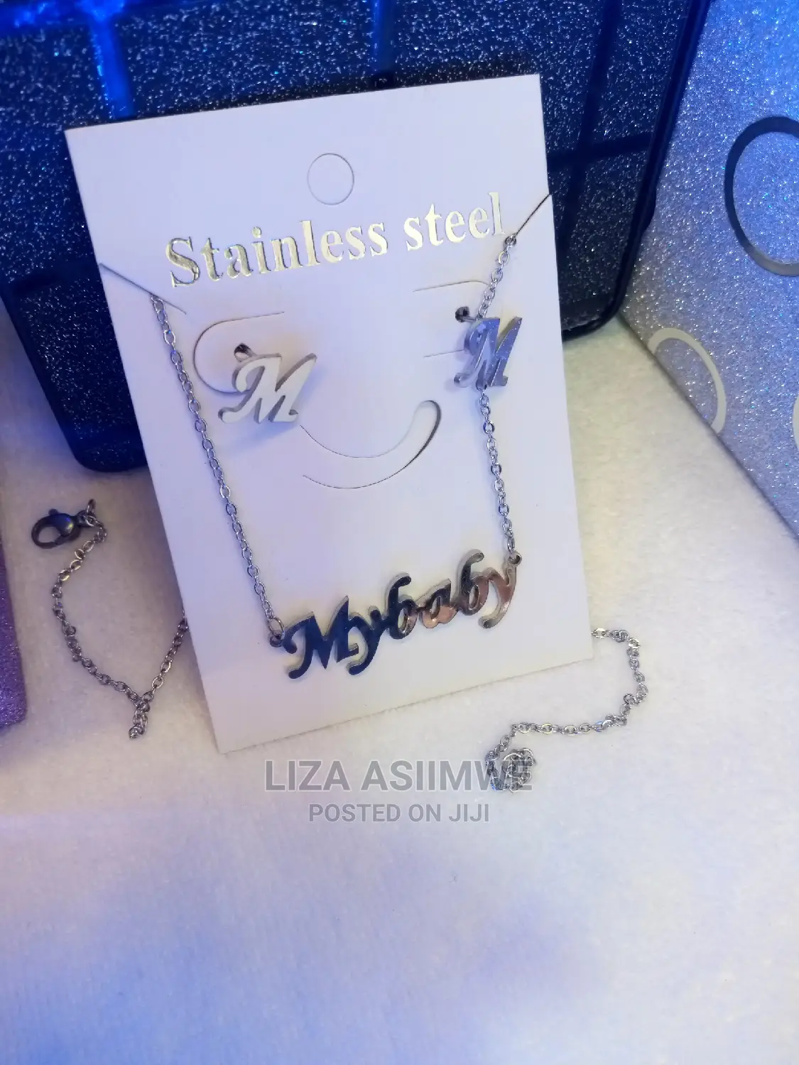 Simple Lady Stainless Steel Necklaces Available