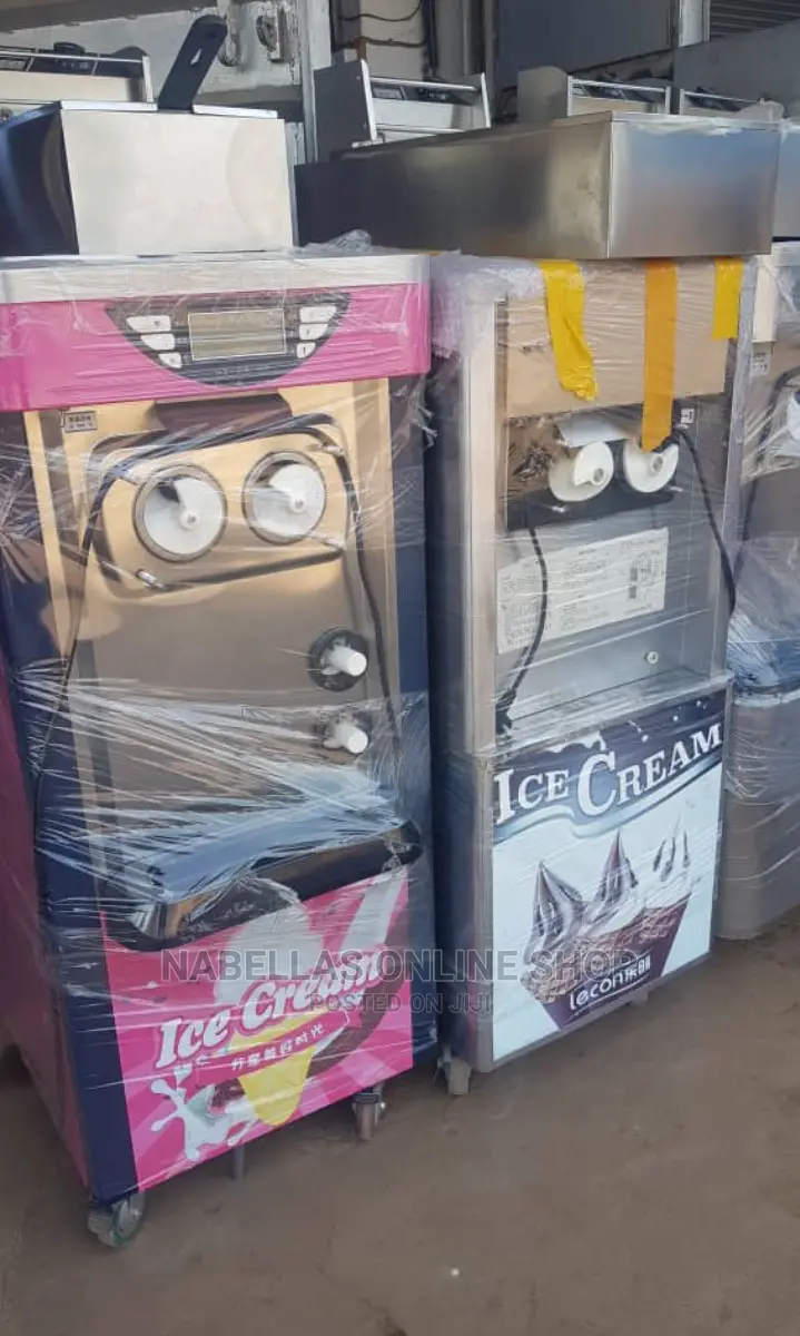 Large Ice Cream Machine 20L Pink and Silver in Central Division Restaurant & Catering