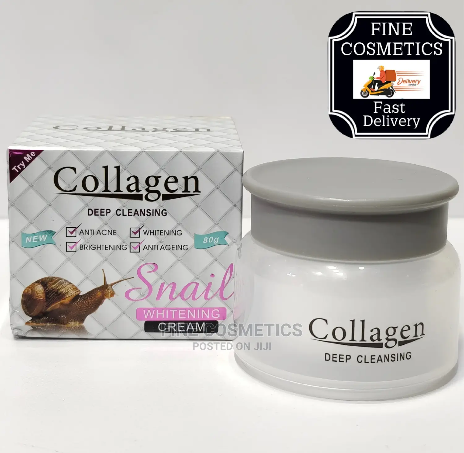 Snail White PLUS Collagen Facial Products.